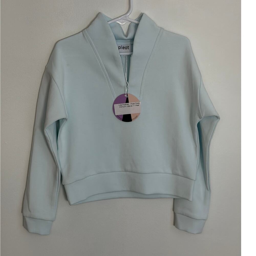 Pleat Liza Pullover Frosted Cozy Pullover size 7